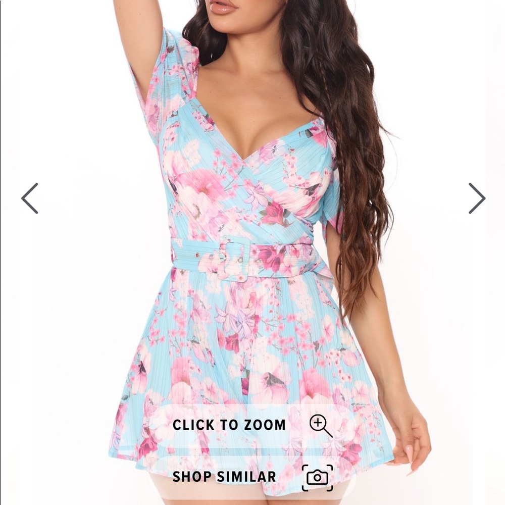 Fashion Nova floral romper